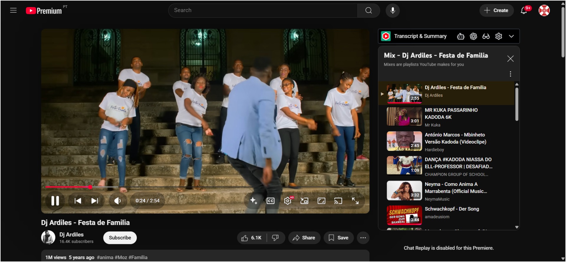 VIDEO >  Dj Ardiles - Festa de Familia