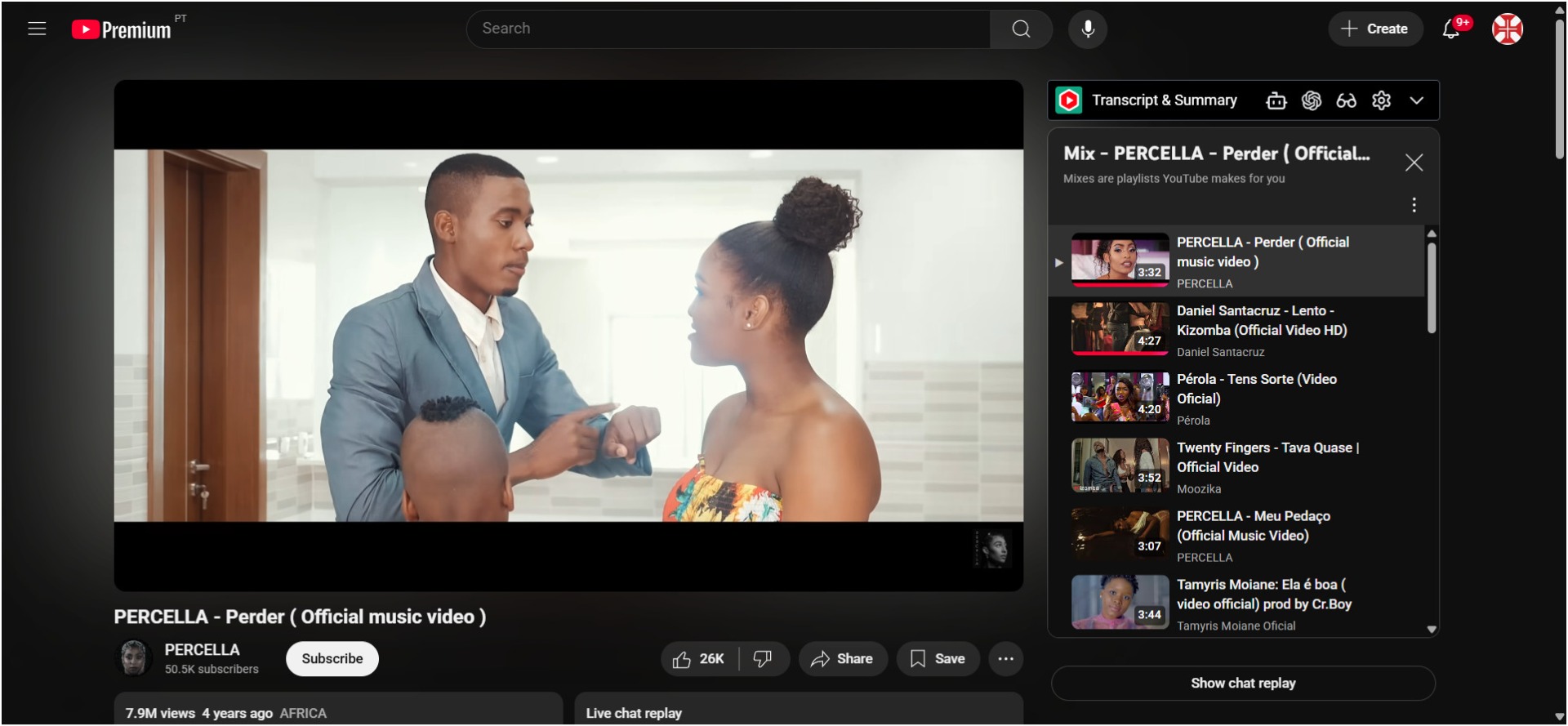 VIDEO > PERCELLA - Perder 
