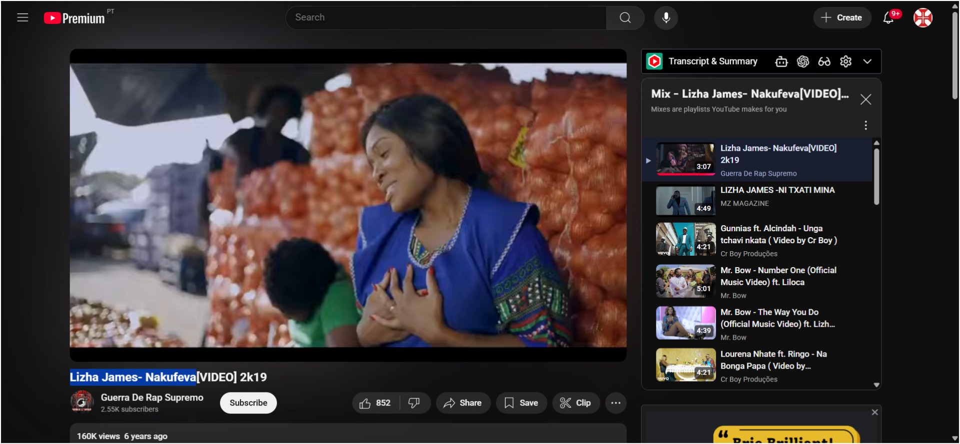 VIDEO > Lizha James- Nakufeva