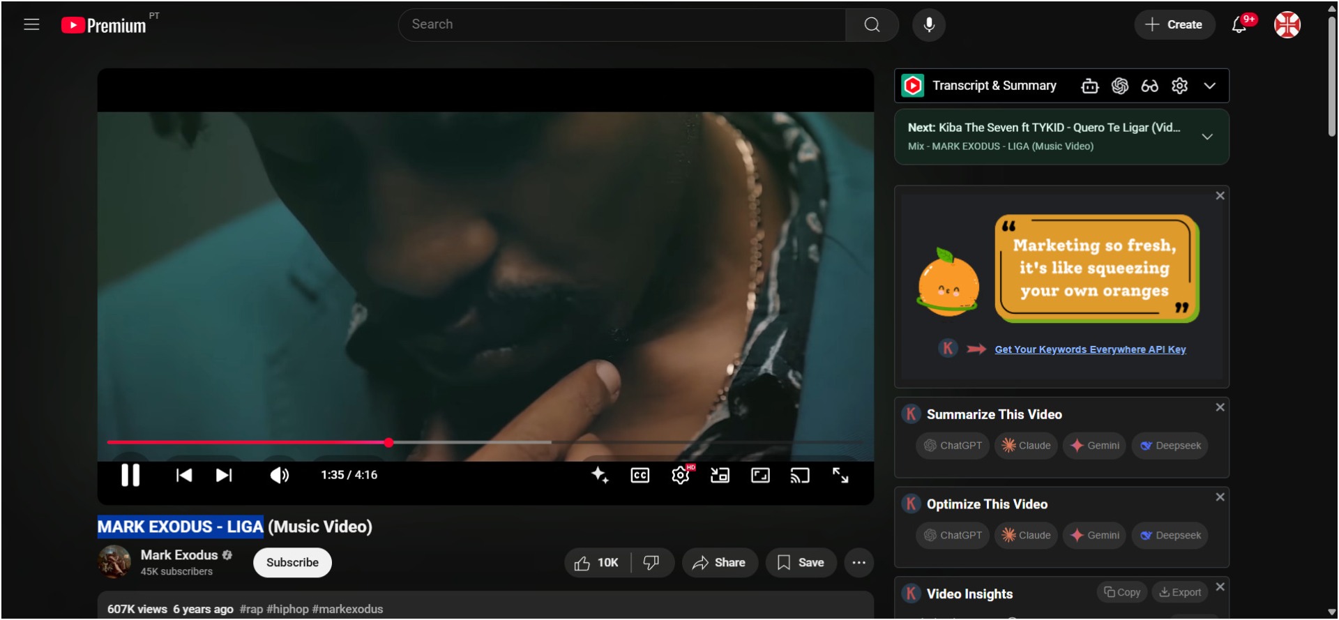 VIDEO >  MARK EXODUS - LIGA