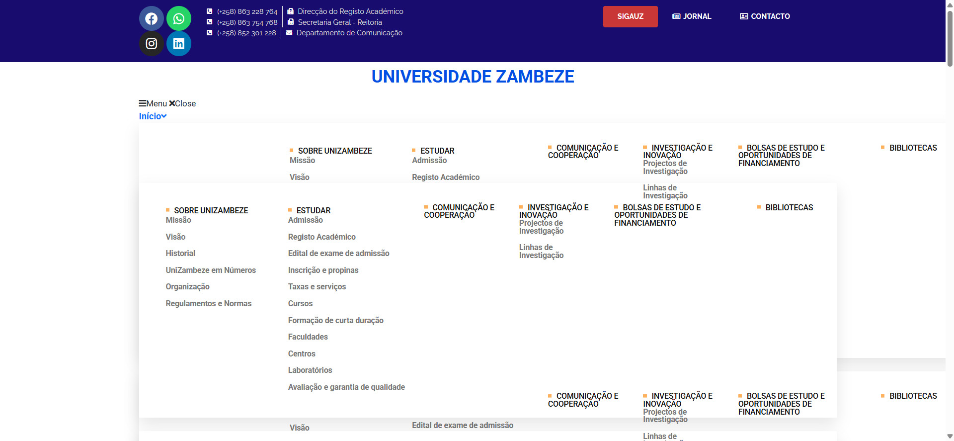 Faculdade de Engenharia Ambiental e dos Recursos Naturais (FEARN) - WEBSITE