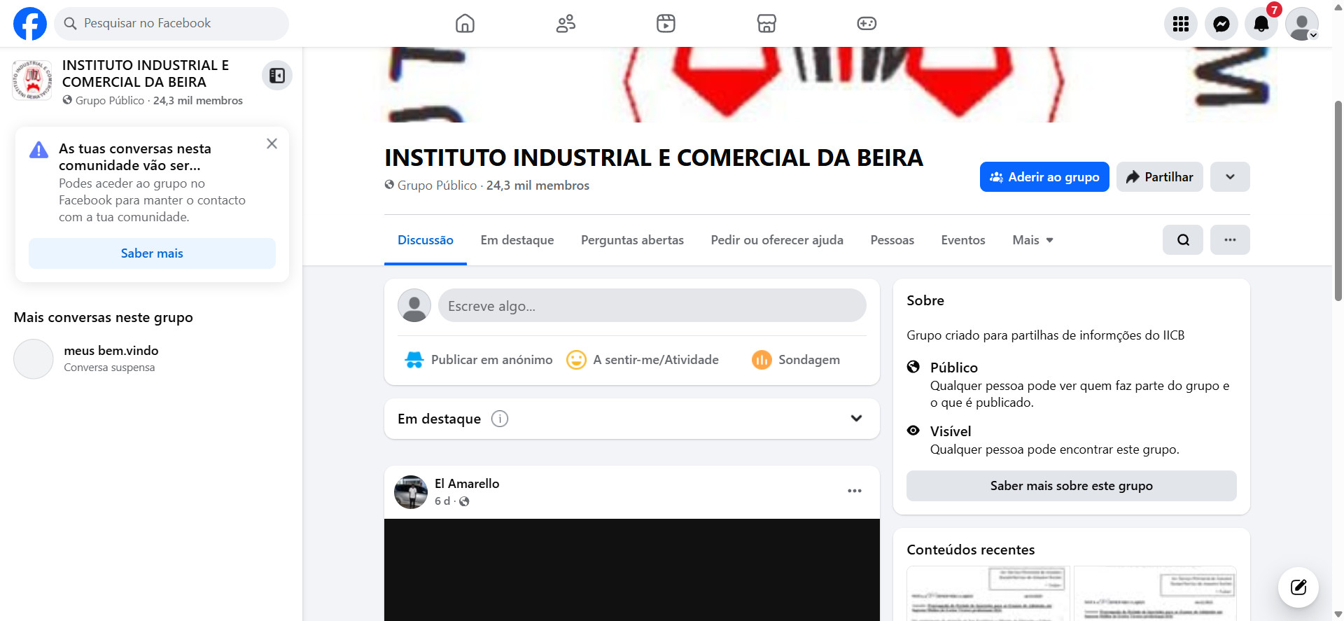 INSTITUTO INDUSTRIAL E COMERCIAL DA BEIRA - Facebook