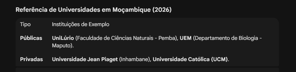 Biologia Marinha/Aquática/Costeira