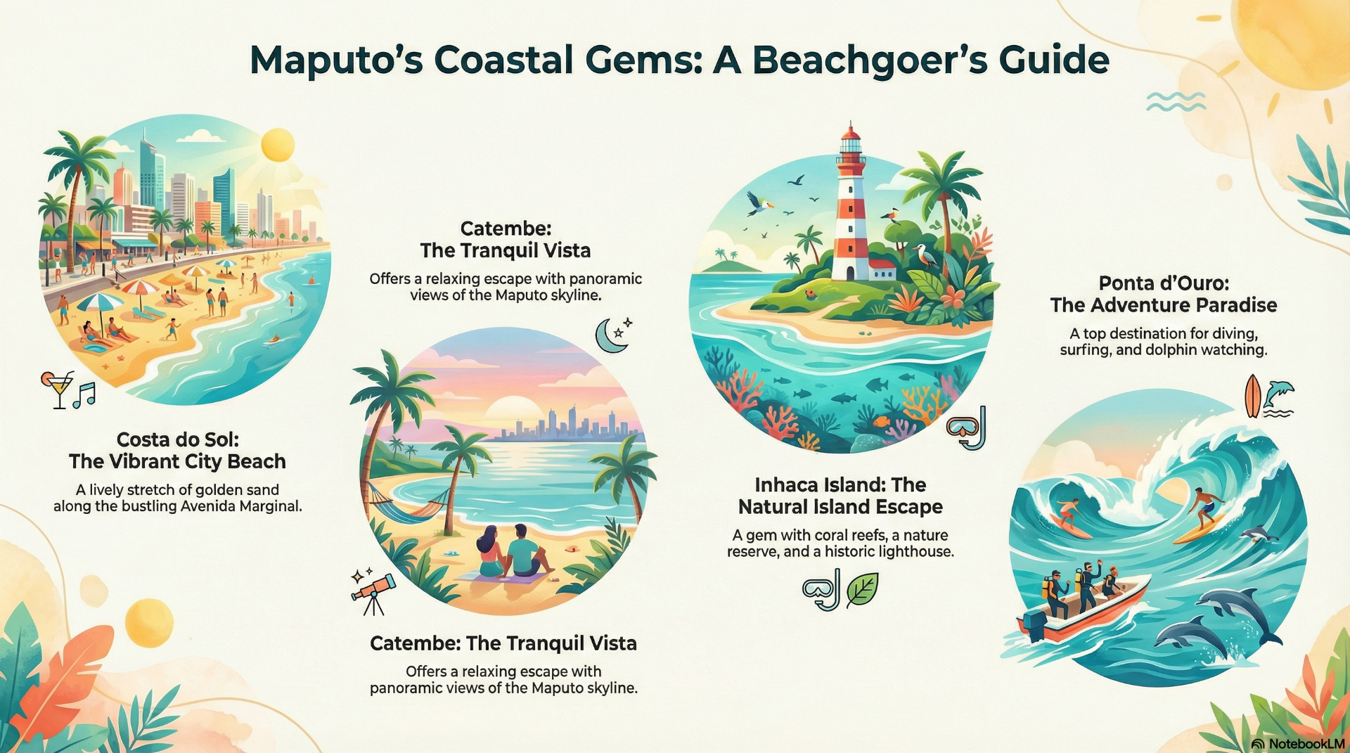 Best beaches near Maputo