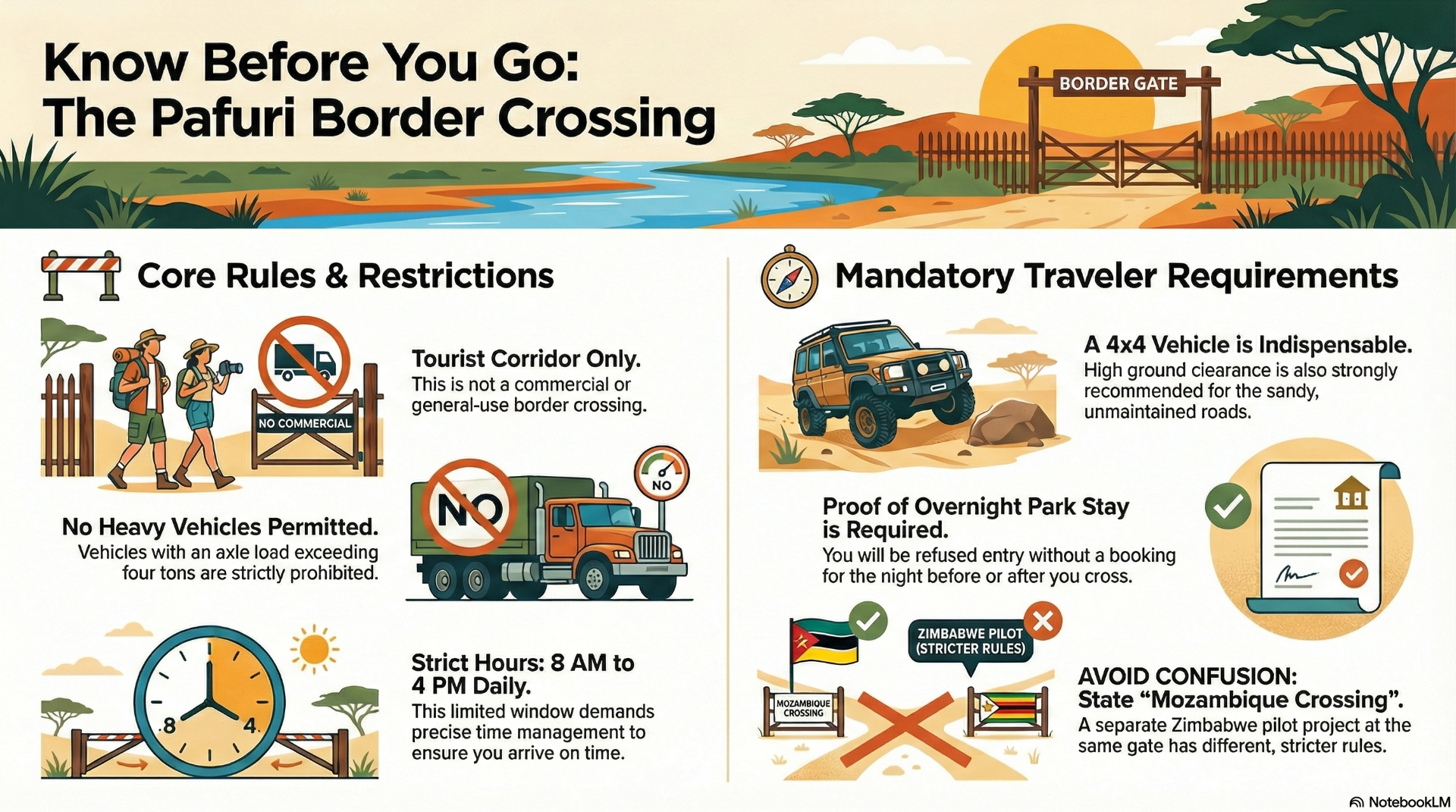 Pafuri / Limpopo - Border