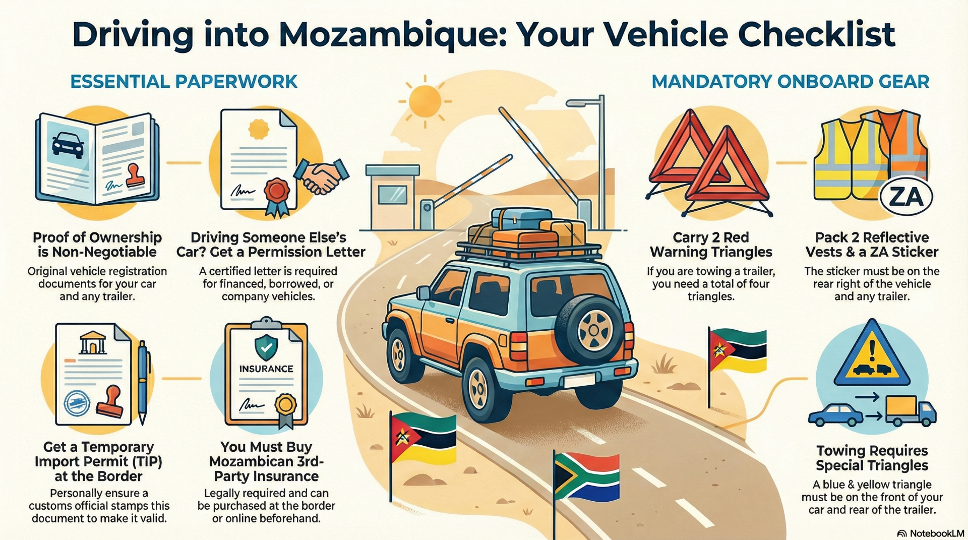 Vehicle Checklist - Border Crossings: Mandatory Documentation