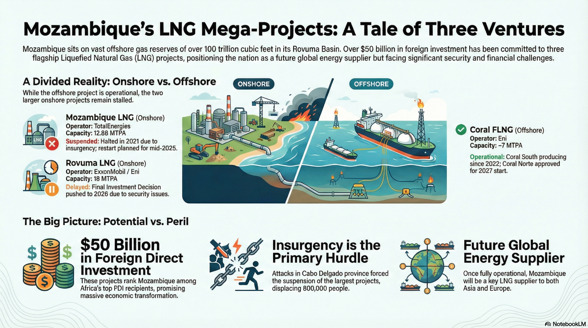 LNG Projects in Mozambique