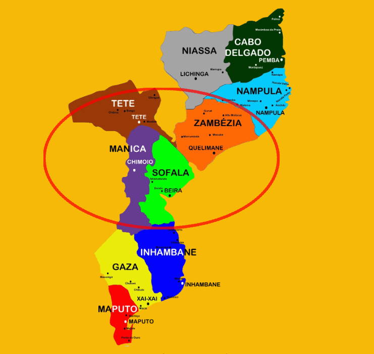o Centro de Moçambique