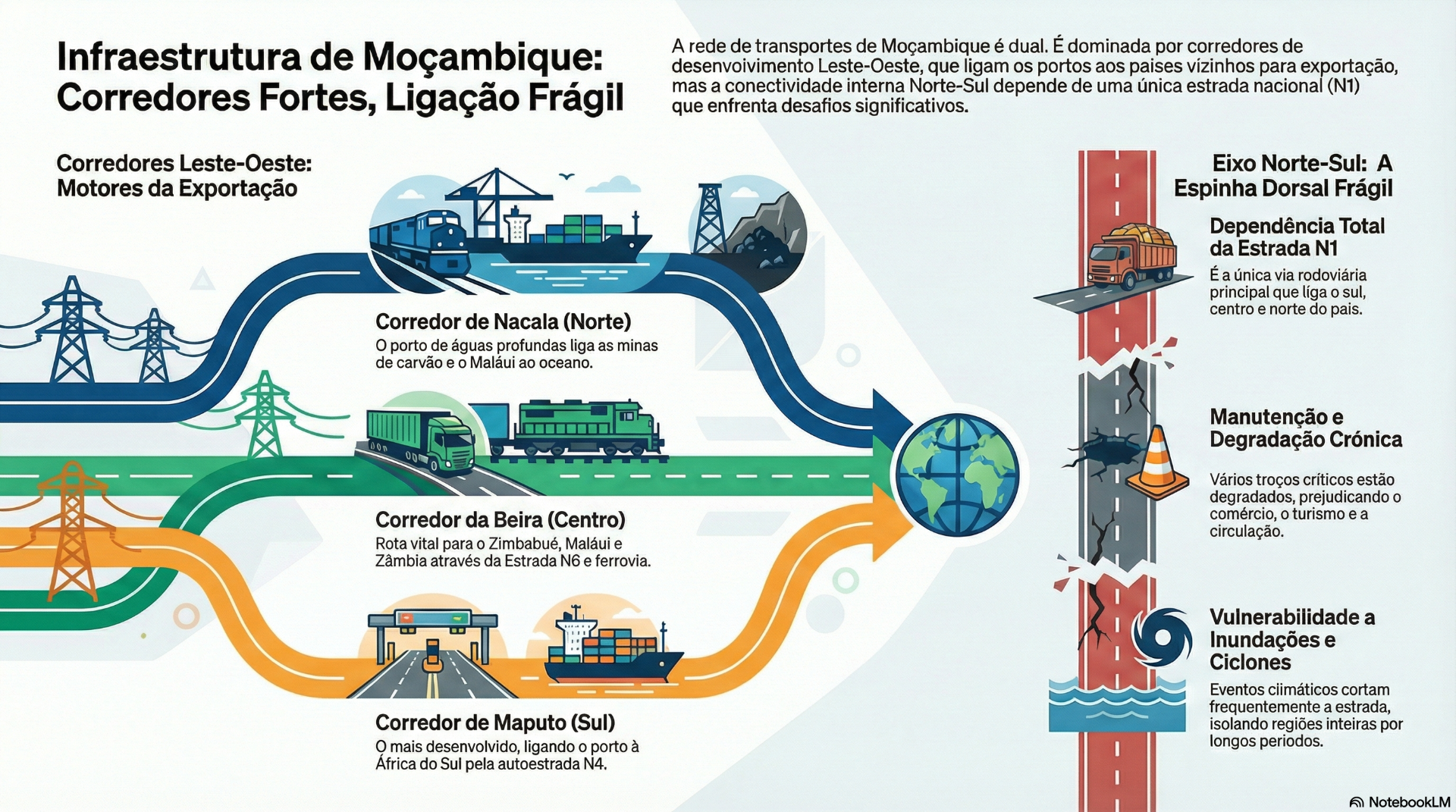 A Infraestrutura de Transportes em Moçambique