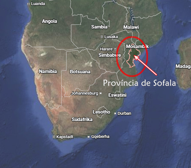  Província de Sofala localizacao