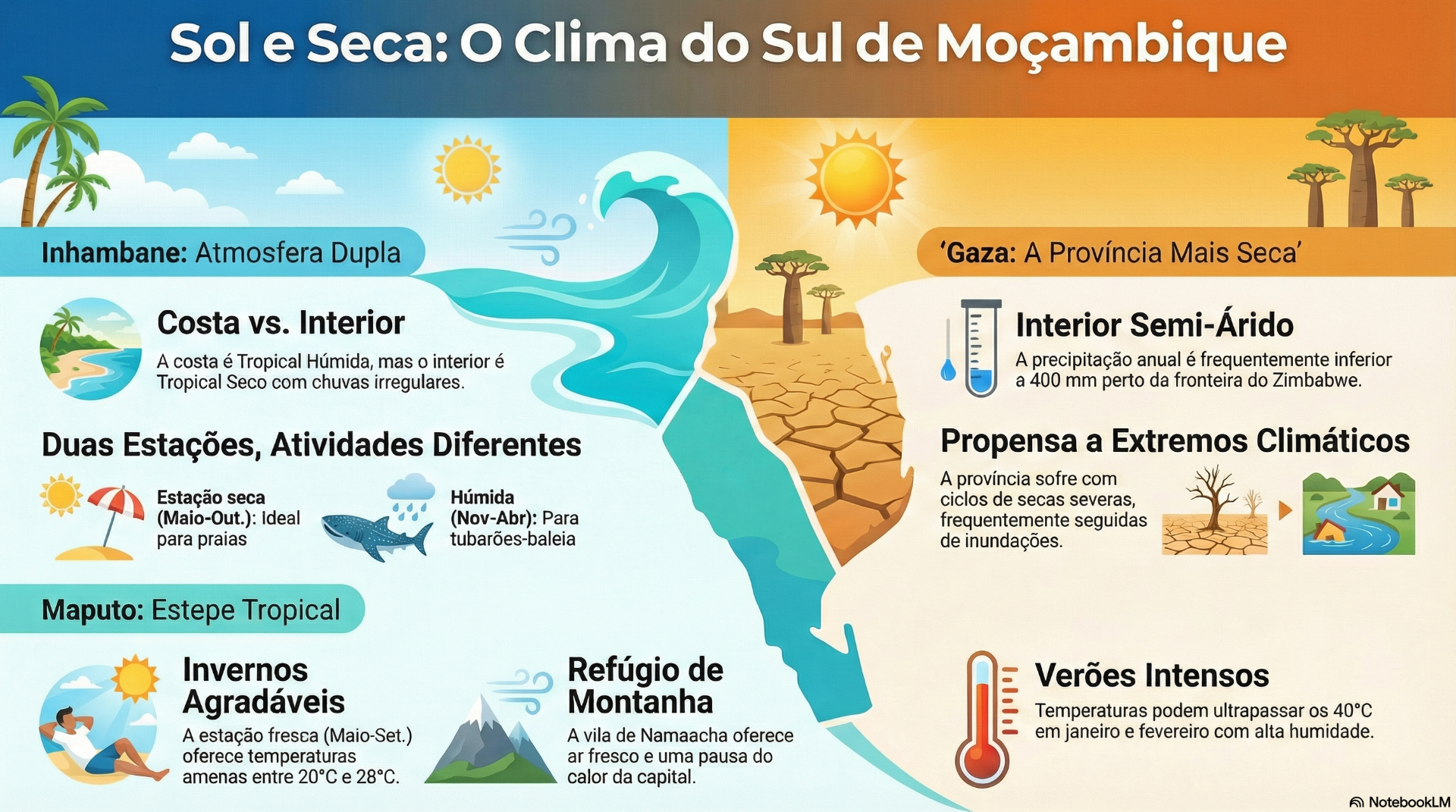 Sol e Seca- Clima Moçambicano no Sul do pais