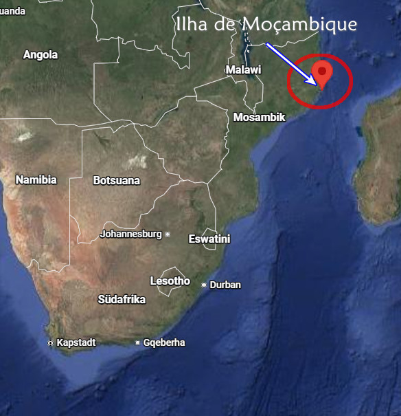 Ilha de Moçambique localizacao